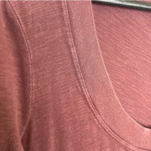 James Perse Rolled Sleeve Scoop Neck T-Shirt Dress - Picture 4 of 9